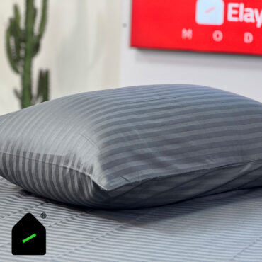 روبالشتی هتلی طوسی تیره (2عدد) Elay home