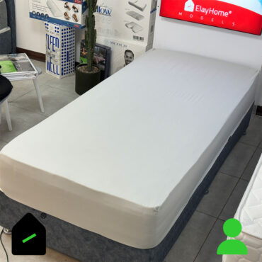 ملحفه کش دار تشک یک نفره رنگ فیلی Elay home