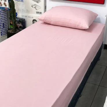 ملحفه نیم ست یک نفره رنگ فیلی (ملحفه کش دار+ 1 روبالشتی) Elay home