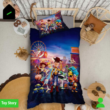 سرویس لحاف کودک و نوجوان طرح داستان اسباب بازی ها مدل Kids